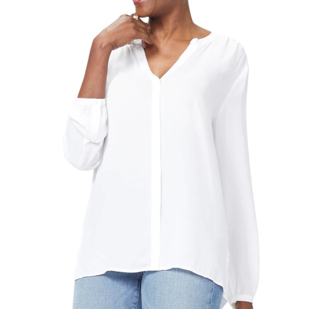 New Women’s NYDJ Pintuck Blouse Size 4X